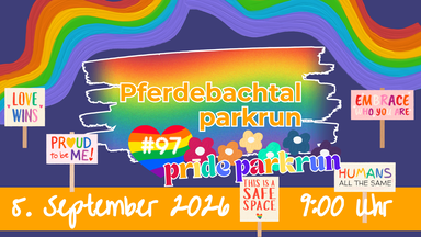 pride parkrun im Pferdebachtal