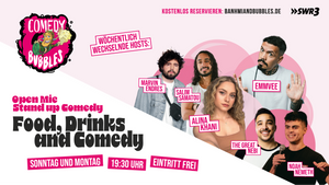 Stand-Up Comedy, Open Mic in Stuttgart mit Food & Drinks