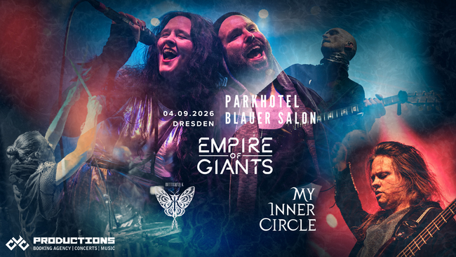 EMPIRE OF GIANTS | Headliner Tour 2026 @ Parkhotel Dresden | Supports: Butterfly K, My Inner Circle