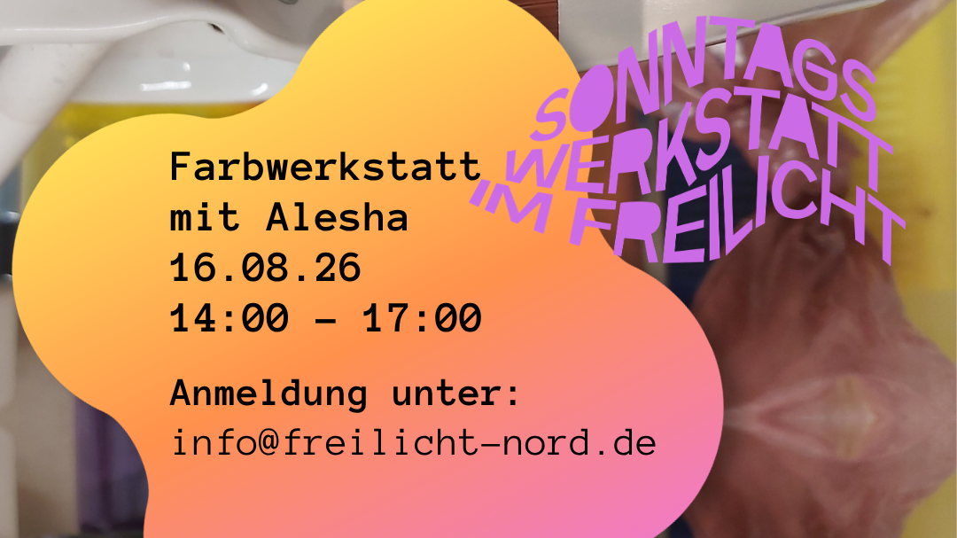 Titelbild der Veranstaltung Workshop "Farbwerkstatt"