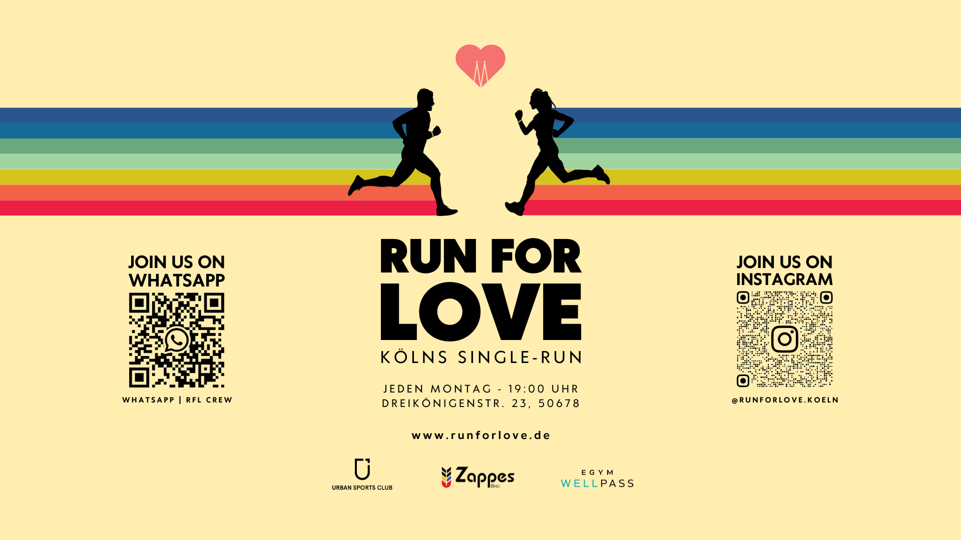 RUN FOR LOVE | Kölns Single-Run