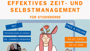 Online-Workshop: „Studienalltag meistern: Effektives Zeit- und Selbstmanagement“
