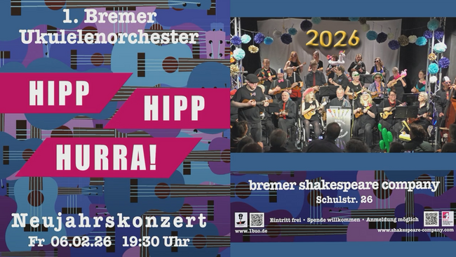 HippHipp Hurra - Neujahrskonzert des 1BUO