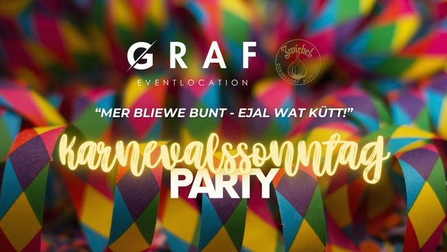 🌈 Karnevalssonntag – Bunt & jeck ab 12 Uhr