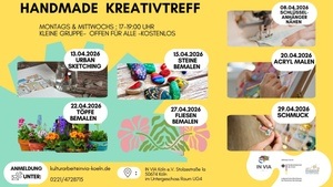 KOSTENLOSER KREATIVTREFF: Handmade-Angebot im April