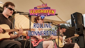 Rolling Donnerstag (Blues, Country, Jazz-Rock Konzerte), neulich am Flughafen Biergarten