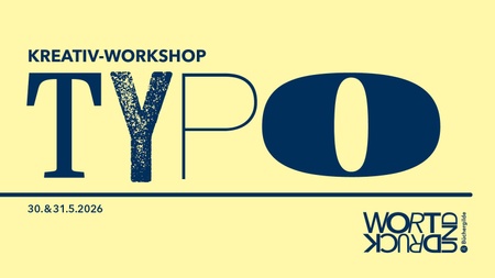 Typografie-Plakate selbst designen! – Kreativworkshop für Erwachsene