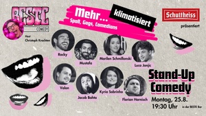 BESTE Stand-Up Comedy - klimatisiert - Stand up 19:30 Uhr in der BESTE Bar im Wedding direkt am Leopoldplatz