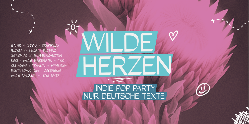 Wilde Herzen • Die Indie Pop Party mit deutschen Texten • Dortmund