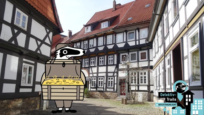 Detektiv-Trail Osterode am Harz: Am Start des Harzer Hexenstiegs