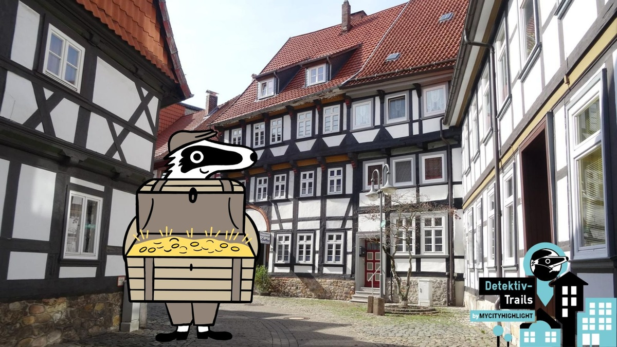 Detektiv-Trail Osterode am Harz: Am Start des Harzer Hexenstiegs