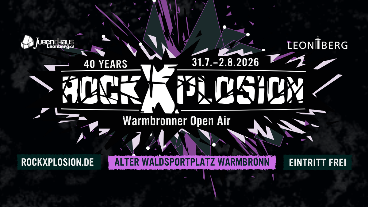 rockXplosion 2026 - 40. Warmbronner Open Air