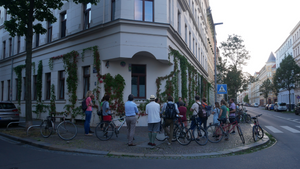 Rundgang zu begrünten Fassaden im Leipziger Westen