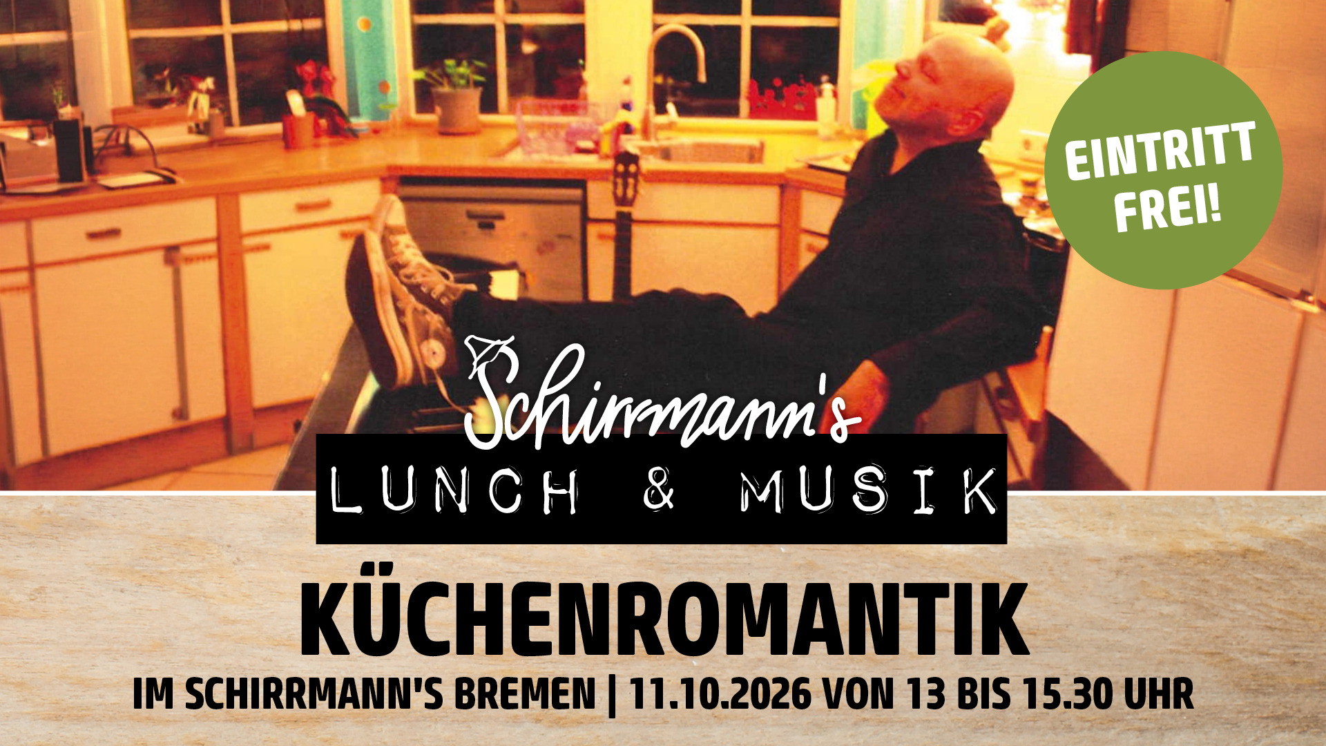 Schirrmann´s Lunch & Musik mit KÜCHENROMANTIK