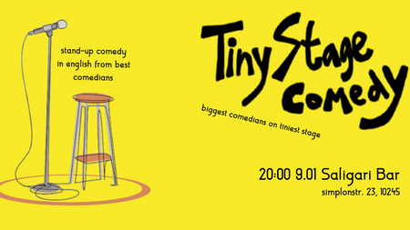 Tiny Stage Comedy: Biggest comedians on tiniest stage - stand-up in English
