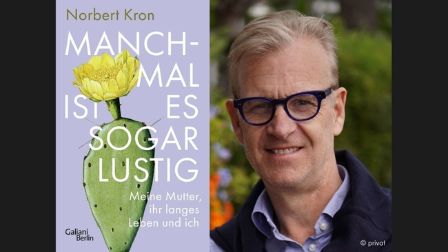 Lesung & Gespräch mit Norbert Kron: „Manchmal ist es sogar lustig. Meine Mutter, ihr langes Leben und ich“