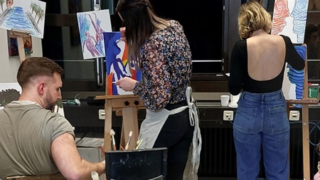 Painting and Aperitif in Munich