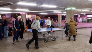 Tischtennis-Rundlauf-Turnier am Ebertplatz
