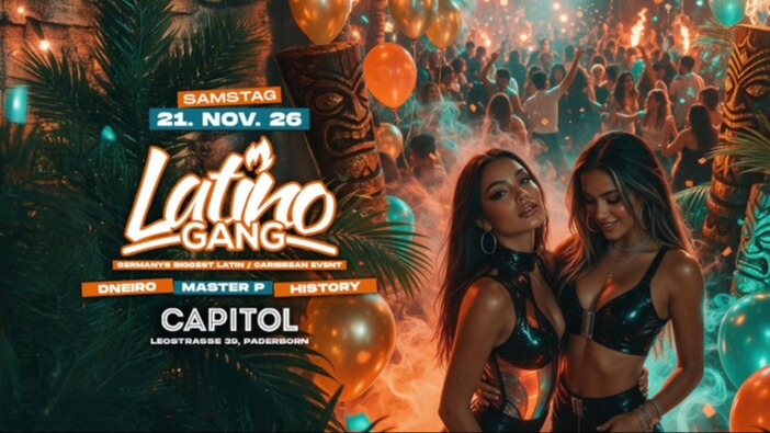 CAPITOL PADERBORN | LATINO GANG | GERMANYS BIGGEST LATIN / AFRO EVENT