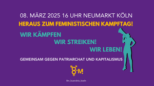 Demo zum 8. März - feministischer Kampftag