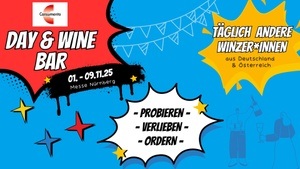 Day & Wine Bar Vinothek in Halle 6 auf der Consumenta 2025