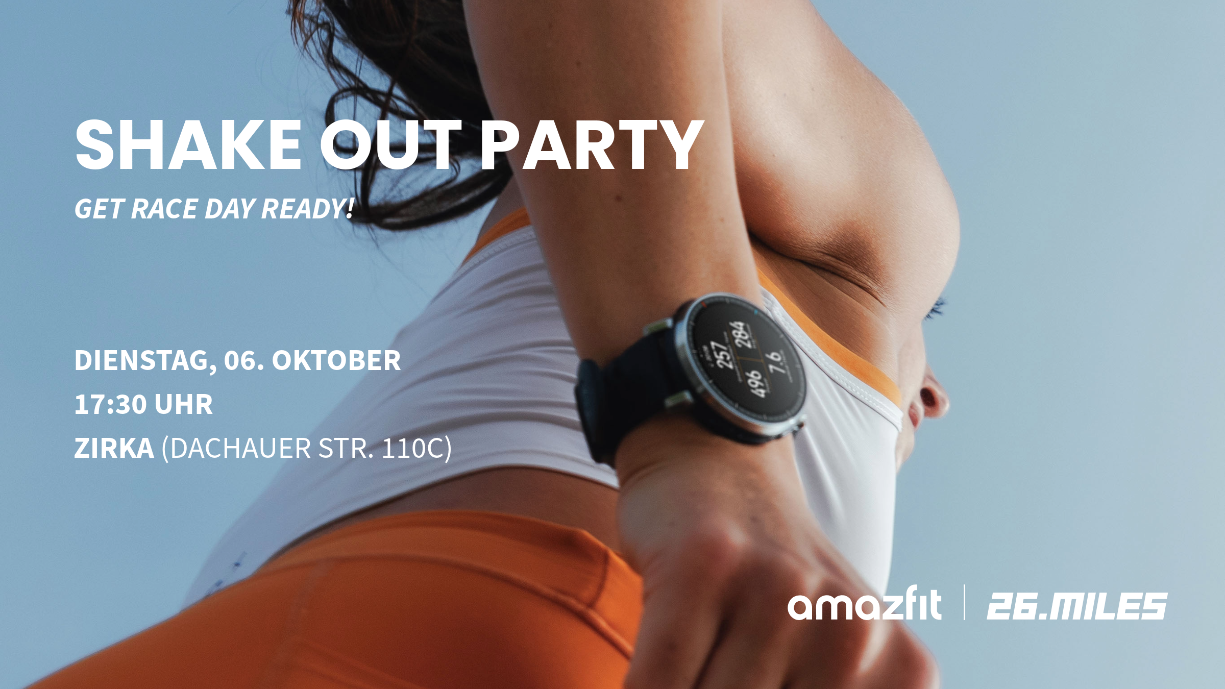 Shake Out Party - amazfit x 26.MILES