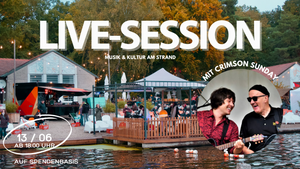 Live Session im Strandbad: Crimson Sunday