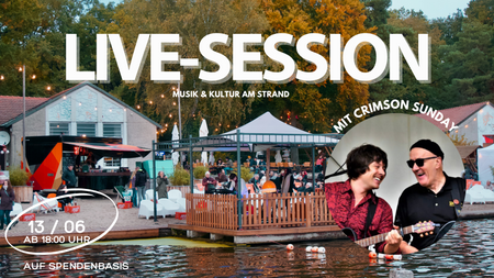 Live Session im Strandbad: Crimson Sunday