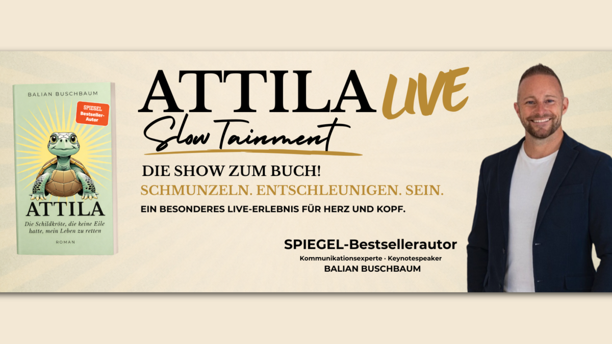 Titelbild der Veranstaltung ATTILA LIVE – SlowTainment