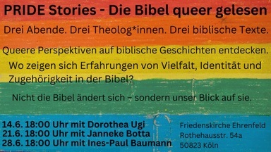 PRIDE Stories - Die Bibel queer gelesen.