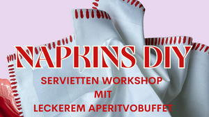 NAPKINS & APERITIVO Servietten bemalen DIY Workshop | 27. Mai Mittwoch