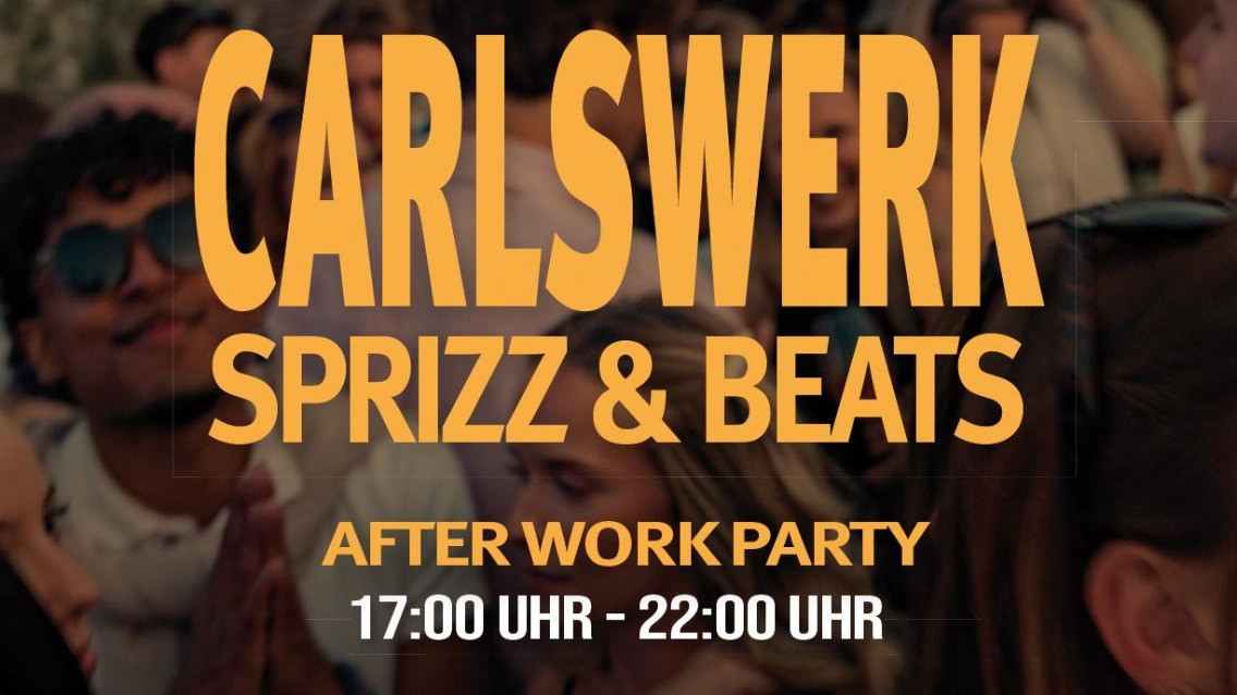 Titelbild der Veranstaltung CARLSWERK Sprizz & Beats After Work DAY DRINKING PARTY im Puriono