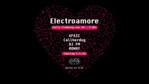 Early Clubbing im Palais mit Electroamore