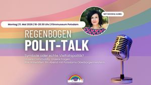 Queerer Polit-Talk mit OB Noosha Aubel