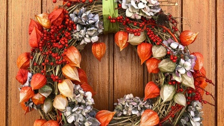 WORKSHOP: Herbstlichen Türkranz binden