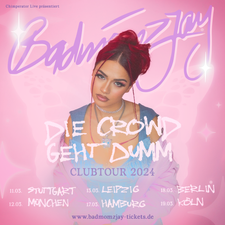 badmómzjay – „Die Crowd geht dumm“ Clubtour 2024 - Leipzig