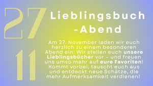 Lieblingsbuch-Abend