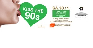 KISS THE 90S - MÜNCHENS GRÖSSTE 90ER PARTY 🎁 INKL. 1X VODKABULL I SA.30.11. AB 20 UHR!