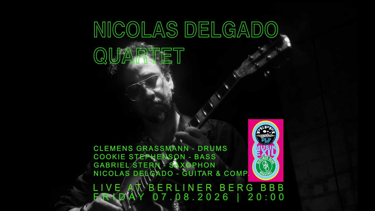 Titelbild der Veranstaltung Nicolas Delgado Quartet