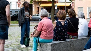 Unterwegs in Berlin mit... Justice Mvemba