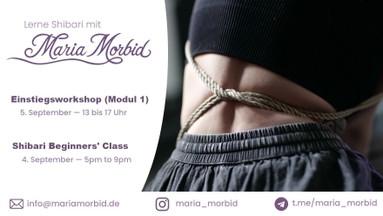 Shibari Beginners' Class with Maria Morbid