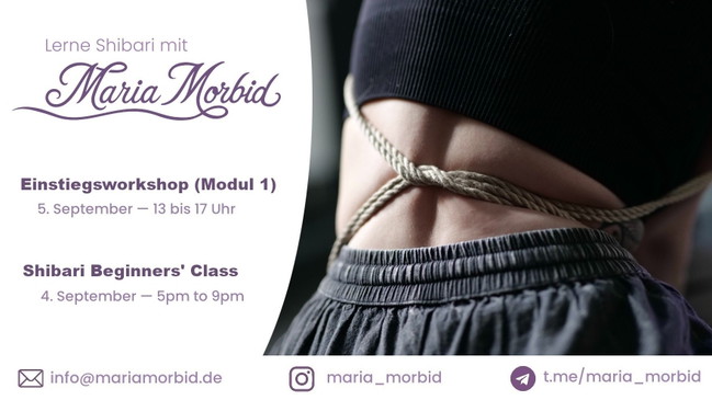 Shibari Beginners' Class with Maria Morbid