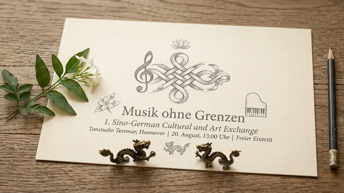 Titelbild der Veranstaltung Musik ohne Grenzen: 1. Sino-German Cultural and Art Exchange
