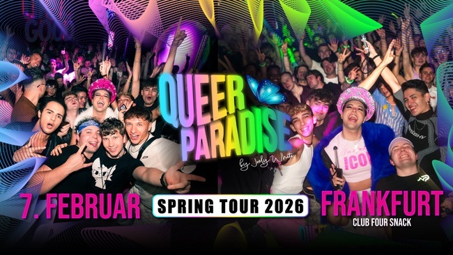 QUEER PARADISE FRANKFURT - SPRING TOUR 2026 🌈🎉