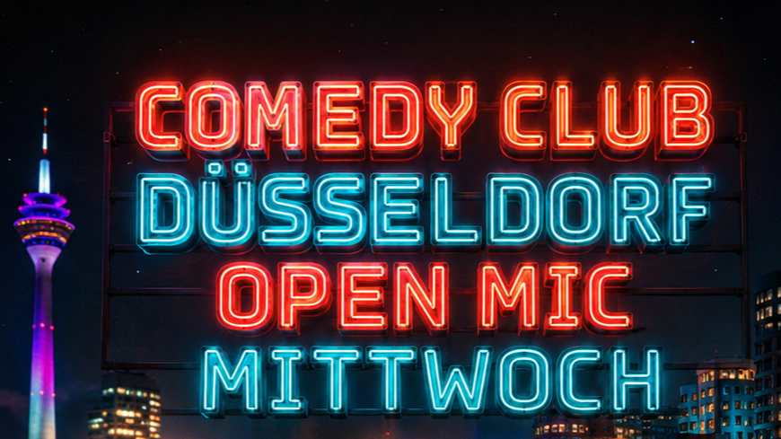 Titelbild der Veranstaltung Comedy Club Düsseldorf Open Mic