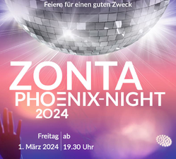 Zonta Phoenix Night - "Alles tanzt!" Feiern für einen guten Zweck