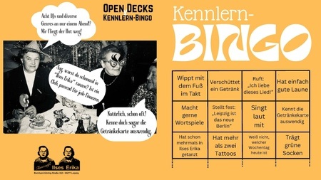 OPEN DECKS x KENN'LERN BINGO - der musikalische Kneipenabend im Club!