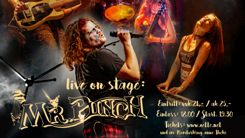 Titelbild der Veranstaltung Mr. Punch LIVE im Hamtorkrug!