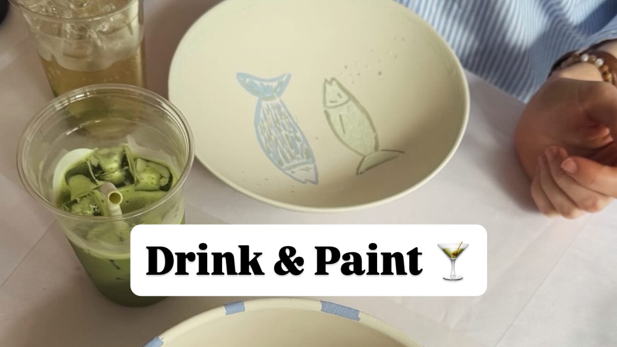 🍹✨🍸 Drink & Paint 🍸✨🍹Keramik bemalen I Matcha I Mocktails I Afterwork Drinks