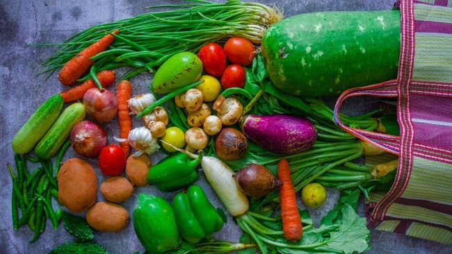 Wochenmarkt in Brand